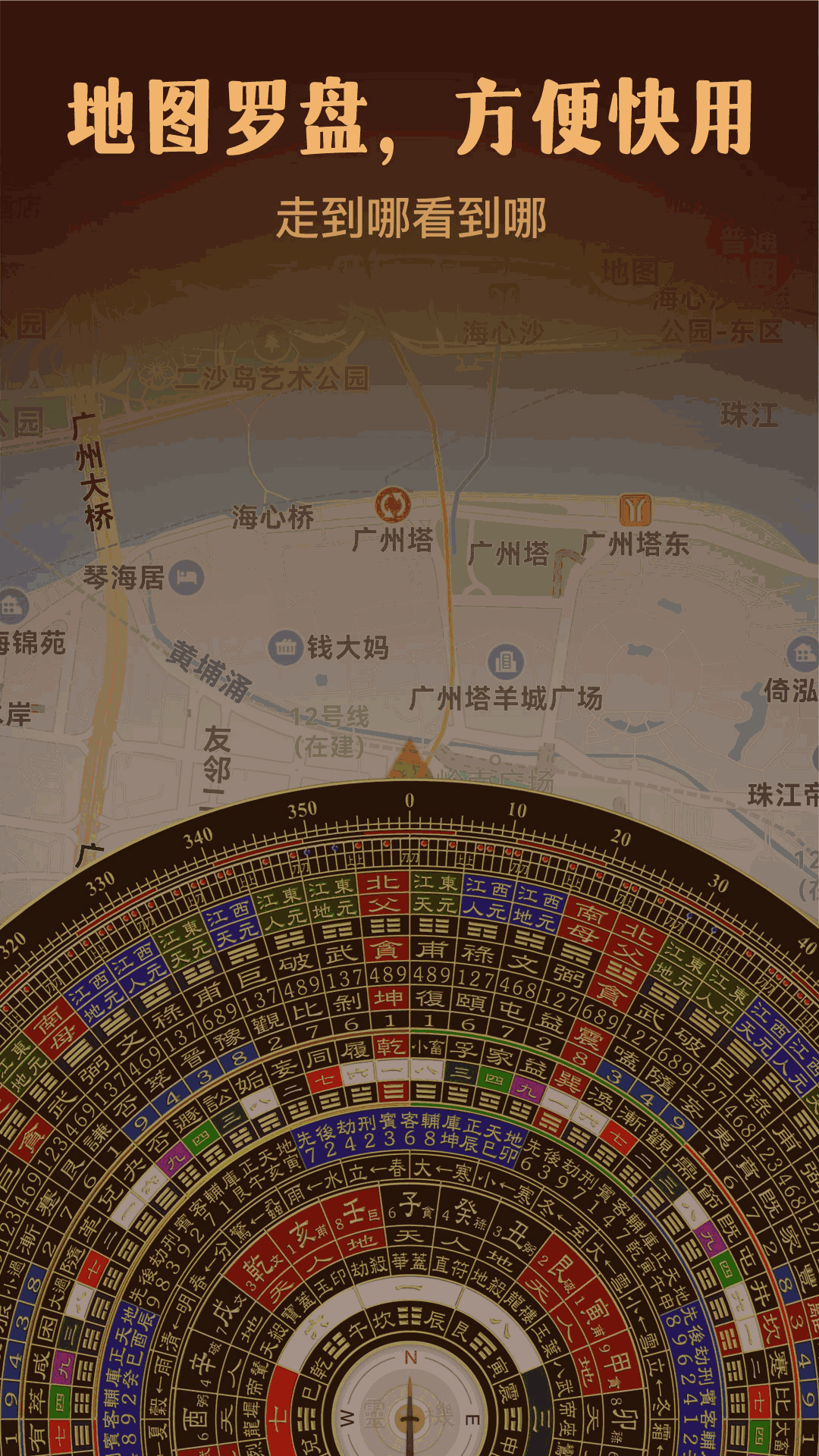 风水罗盘实景
